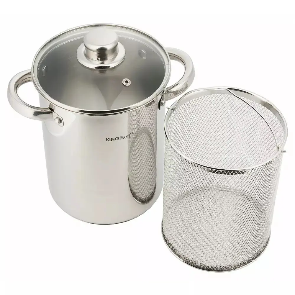 Каструля з друшляком для макаронів KingHoff KH-1525 - фото 2