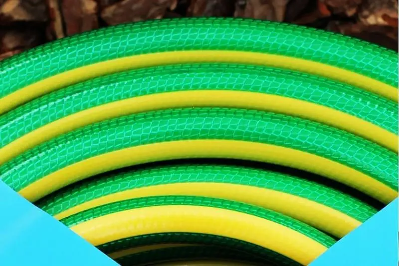 Шланг поливальний FLORIYA Evci Plastik 1" 20 м 4-шаровий жовто-зелений 30412 - фото 6