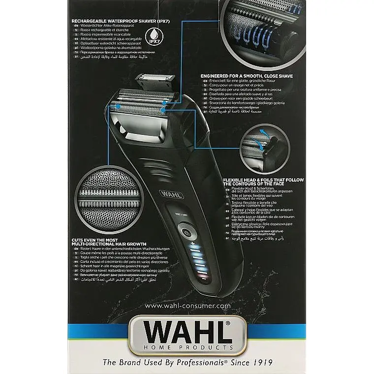 Электробритва Wahl Aqua Shave 07061-916 черная - фото 4