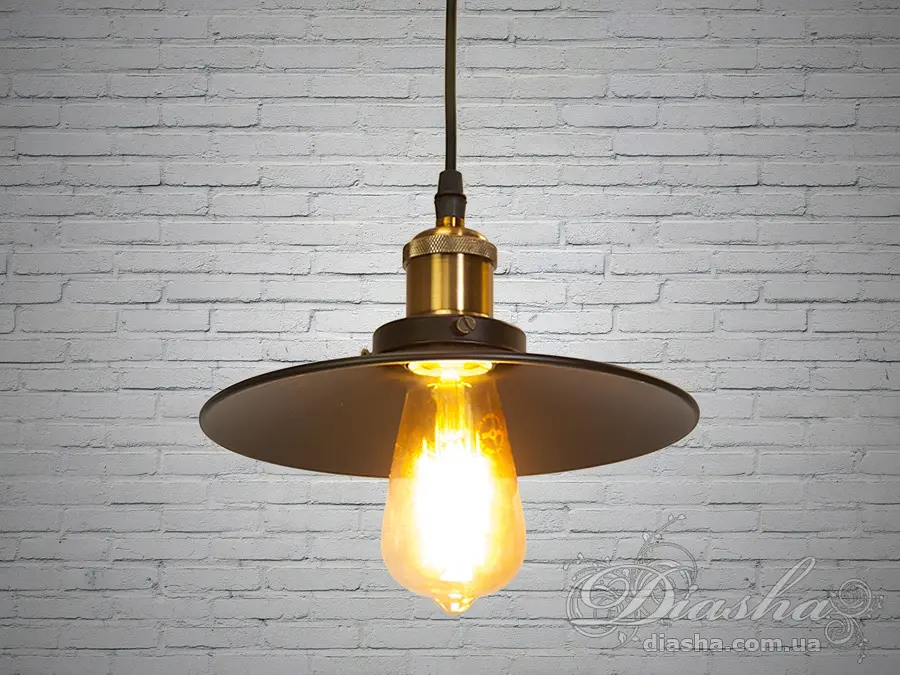 Оригінальний, модний світильник-підвіс в стилі Лофт, під лампу Едісона - фото 4