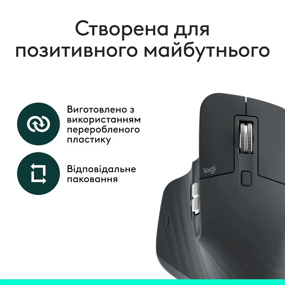 Миша бездротова Logitech MX Master 3S Performance BE Graphite (910-007501) - фото 6