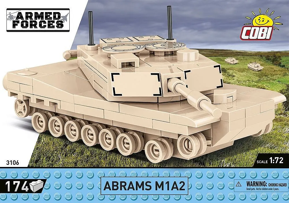 Конструктор COBI танк ЗСУ Abrams 3106 - фото 8