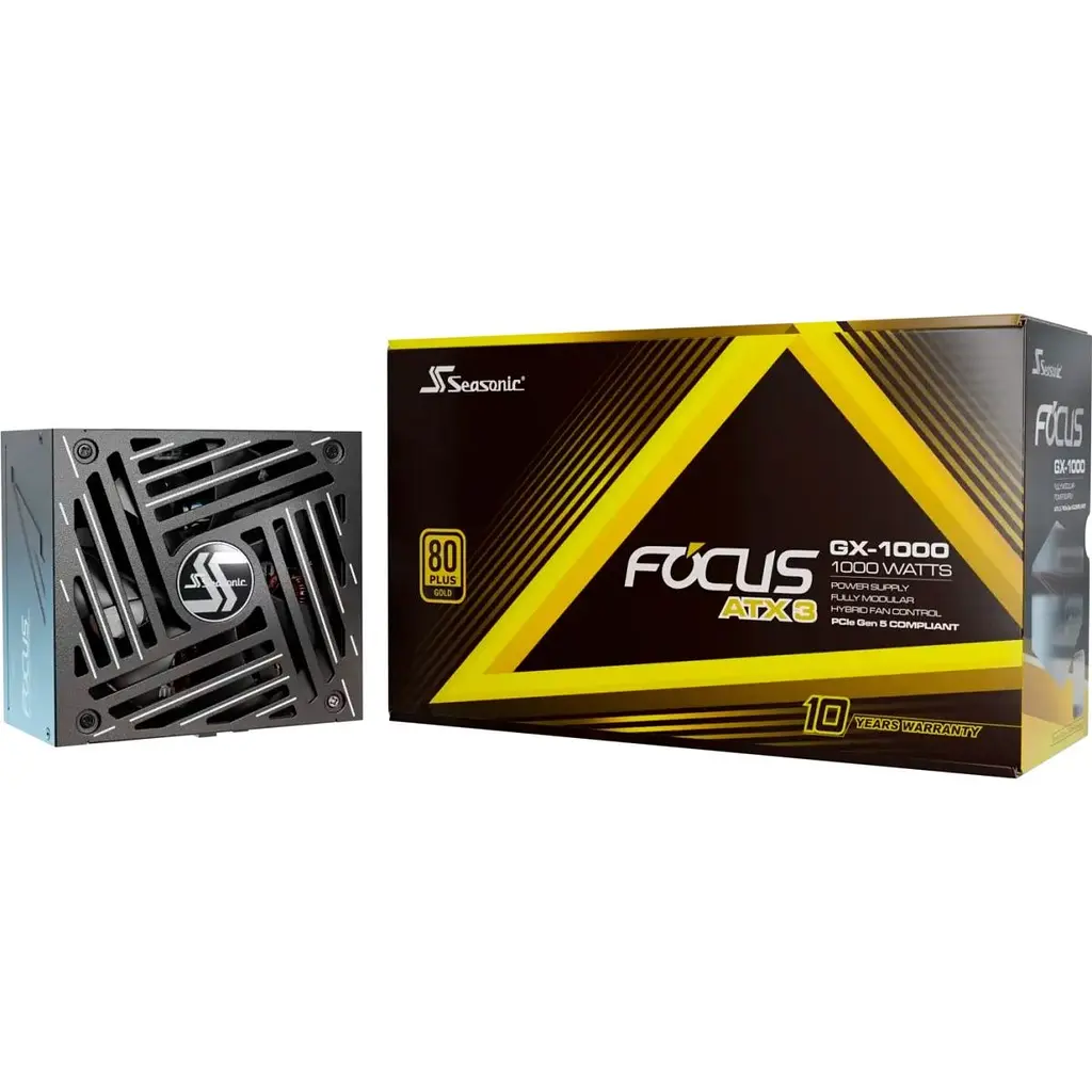 Блок живлення SeaSonic Focus GX ATX 3.1 1000W Black (FOCUS-GX-1000-ATX31) [176626] - фото 11