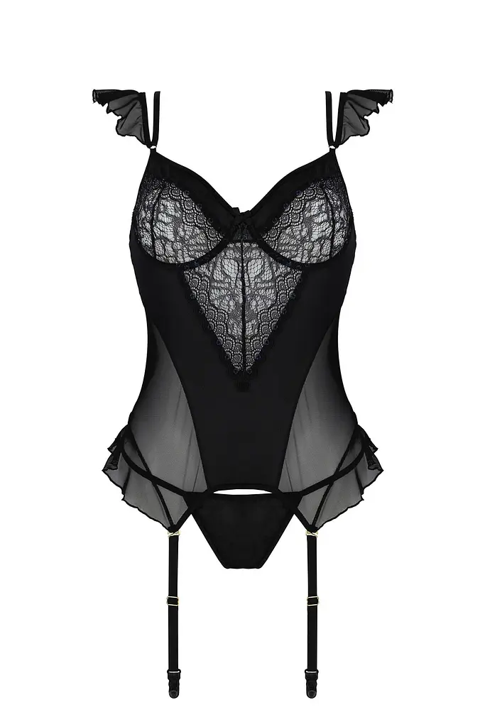 Корсет та стрінги Casmir Kitasana XXL/XXX чорний - фото 4