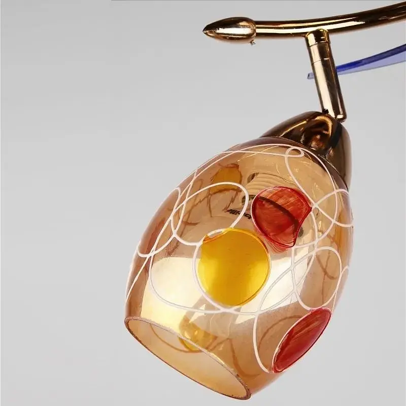 Люстра потолочная Brille классическая E27 40W G (LK-362C/2) - фото 2