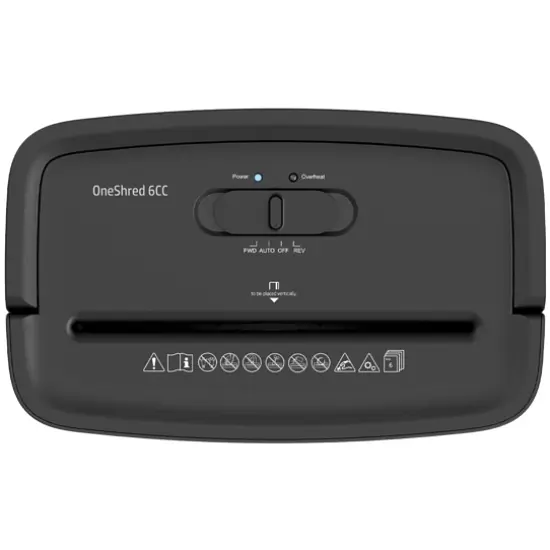 Знищувач документів HP OneShred 6CC, A4, 80g х 6 листів, 5*14, 14 л., P-4 - фото 5