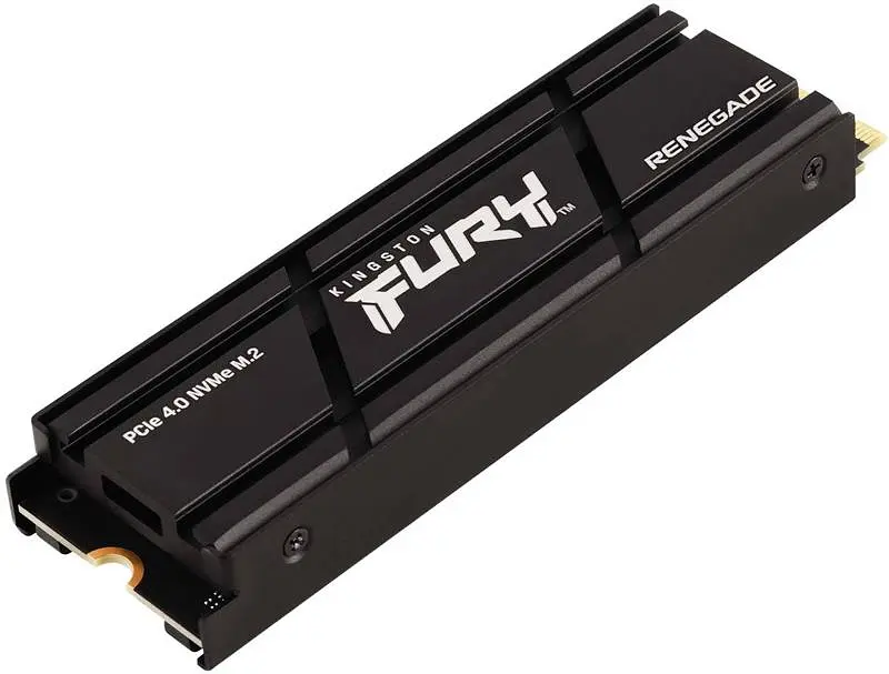 Накопичувач SSD 4TB Kingston Fury Renegade with Heatsink M.2 2280 PCIe 4.0 x4 NVMe 3D TLC (SFYRDK/4000G) - фото 2