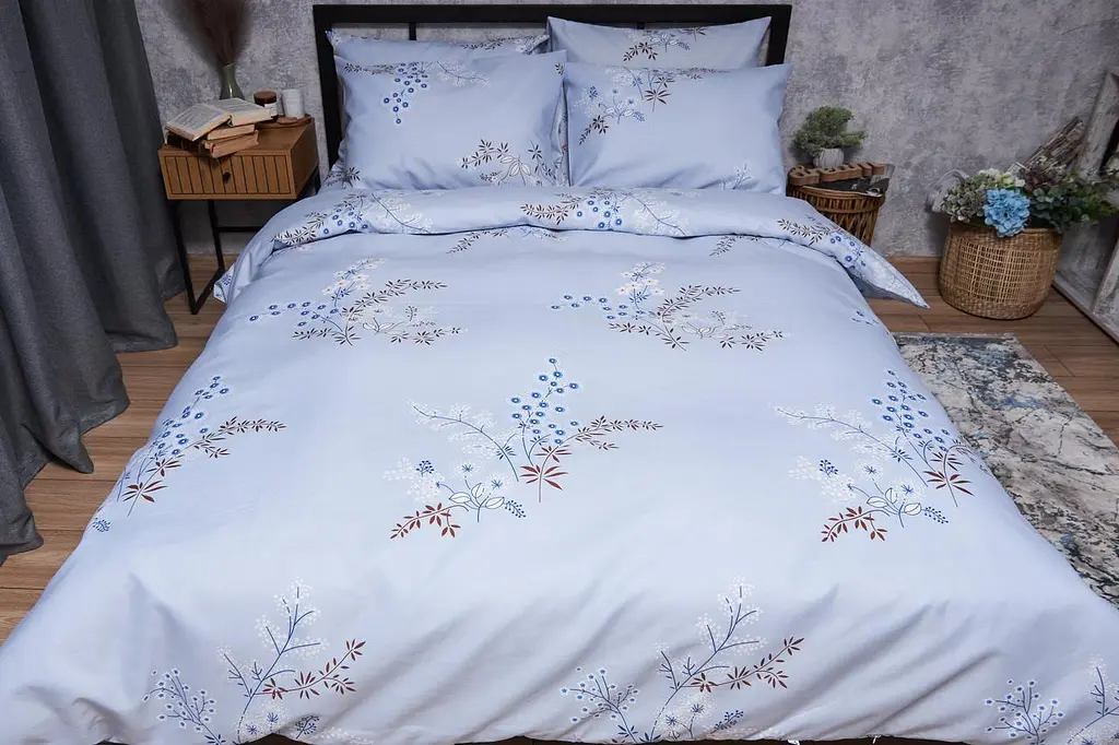 Комплект постельного белья Moon&Star Микросатин Premium Lavender Bliss полуторный евро 160х220 наволочки 2х70х70 - фото 7