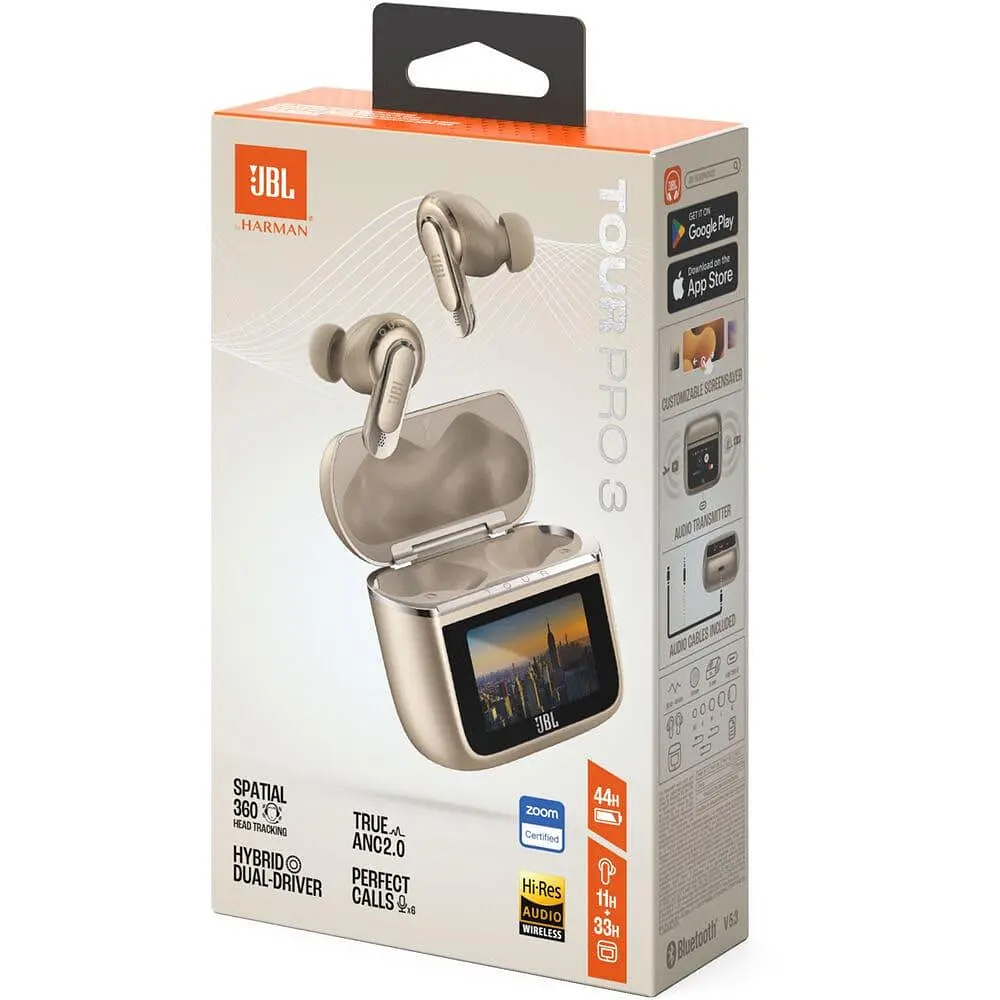 Навушники JBL TWS Tour Pro 3 Latte (JBLTOURPRO3LTT) - фото 14