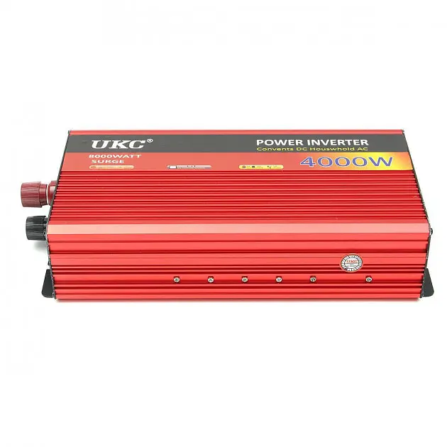 Автоінвертор-перетворювач напруги з функцією плавного пуску 12 V у 220 V AR 4000 Вт UKC - фото 6