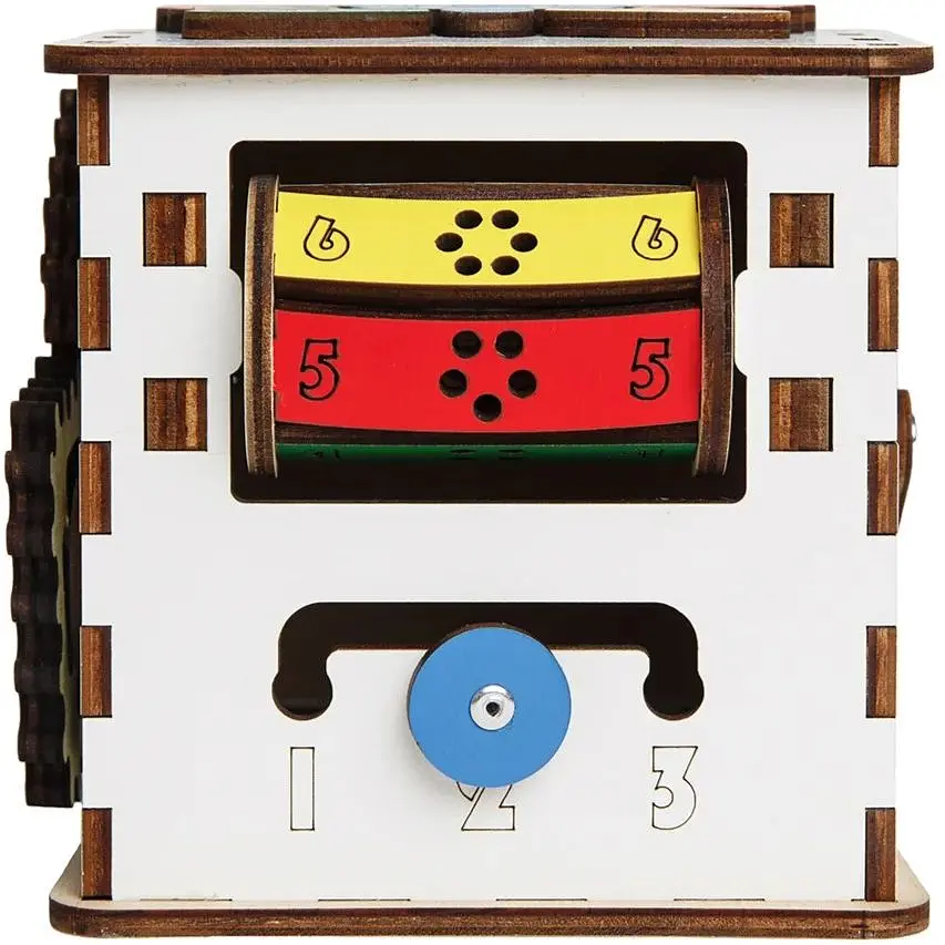 Бизикуб GoodPlay Малыш развивающий 12х12х12 см (K 001) - фото 5