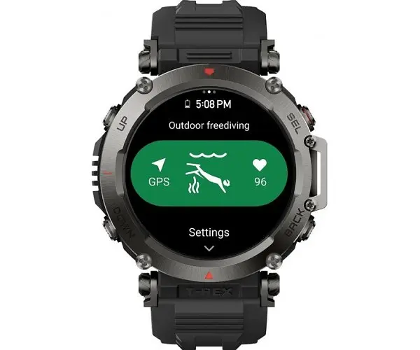 Годинник розумний Amazfit T-Rex Ultra Abyss Black W2142EU1N чорний - фото 5