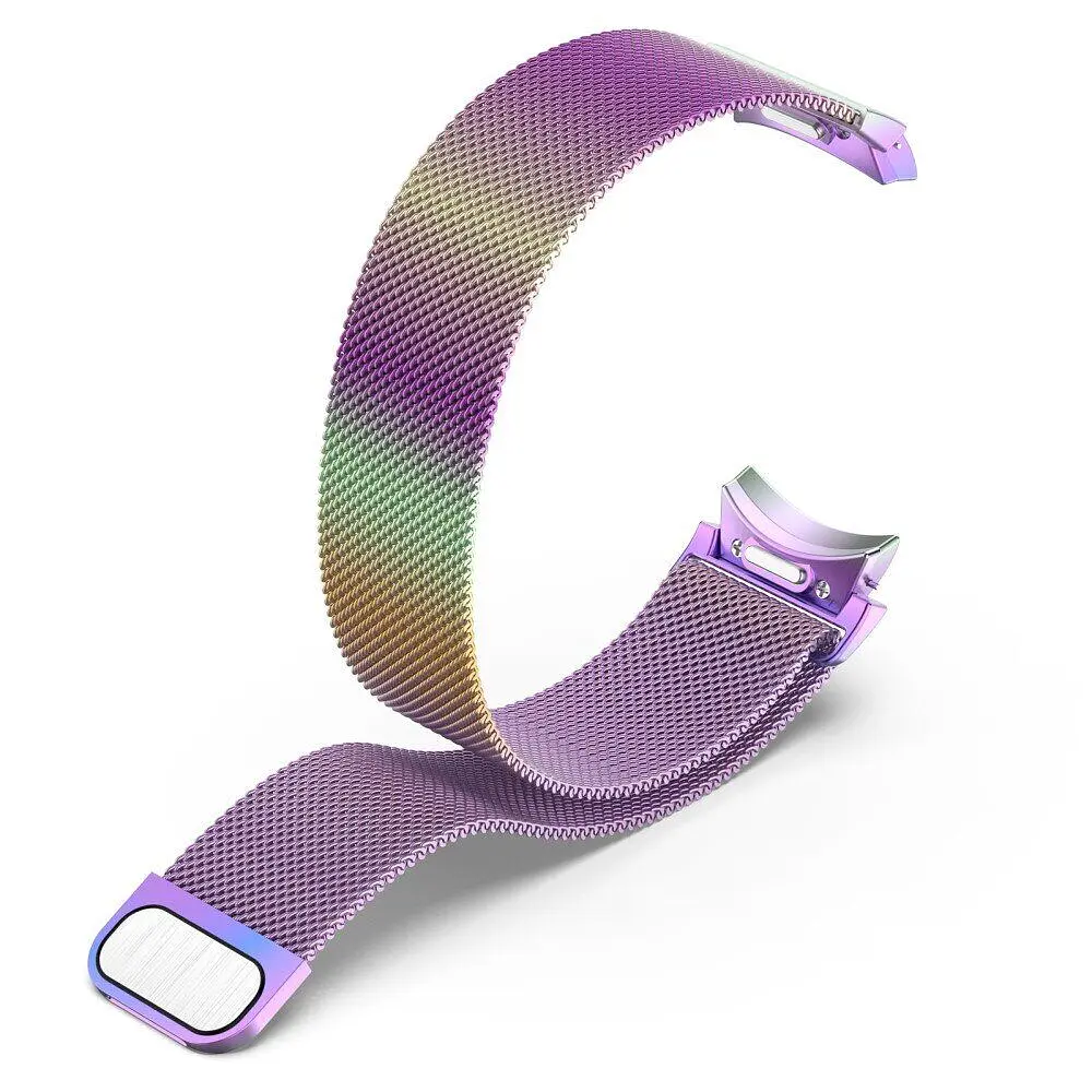 Ремінець для Samsung Galaxy Watch 5 40mm - Colorful ширина кріплення 20мм металевий Watchbands Milanese Button (W42-4WB38195284) - фото 5