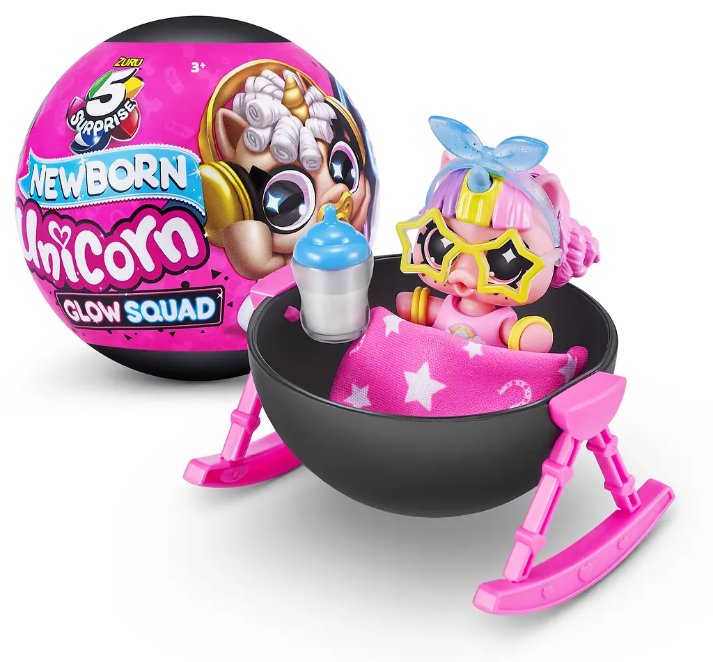 Ігровий набір Newborn Unicorn Фігурки-сюрприз у шарі 5 шт. Zuru Mini Brands det0018767 - фото 9