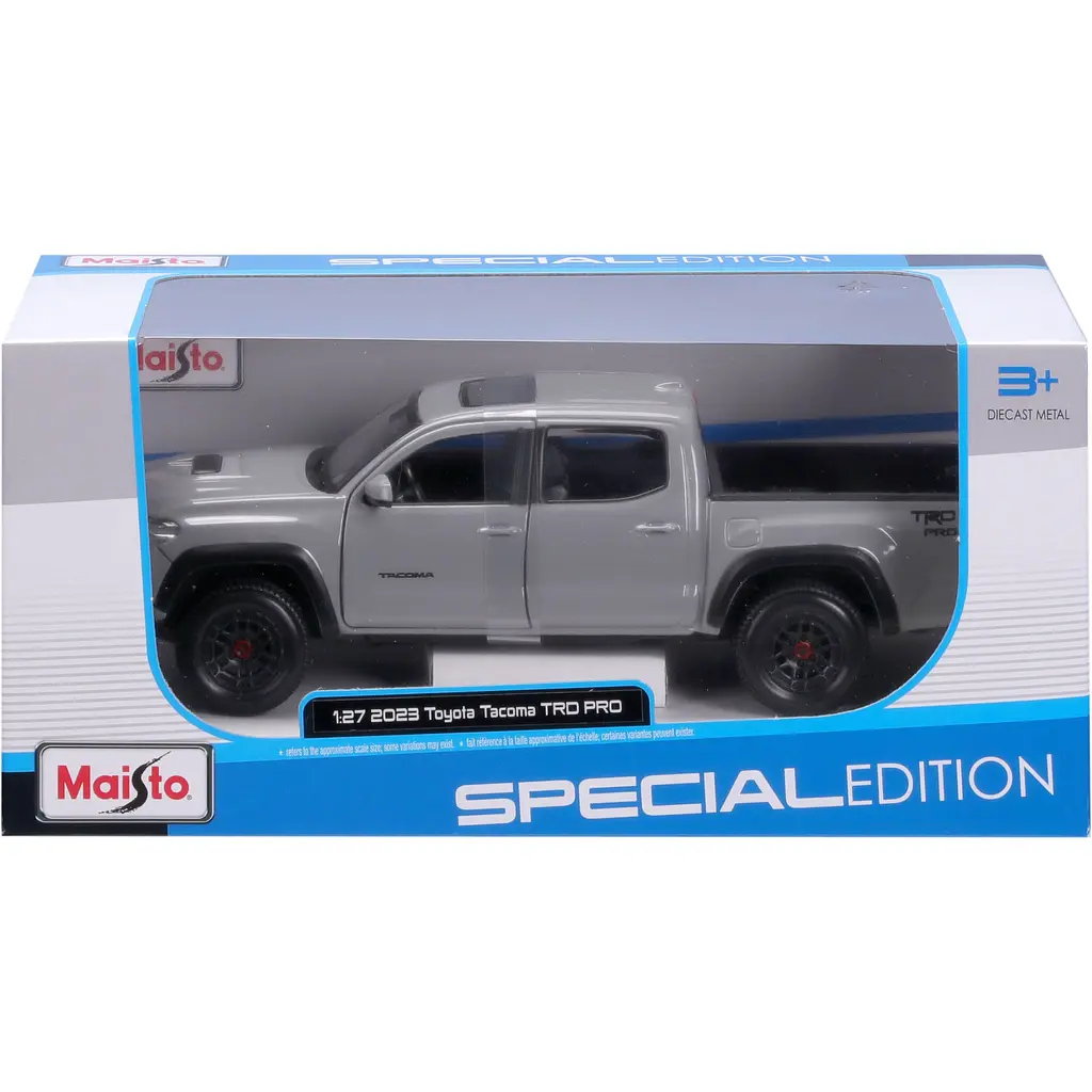 Ігрова автомодель Maisto 2023 Toyota Tacoma TRD TRO 1:24 (32910 grey) - фото 8
