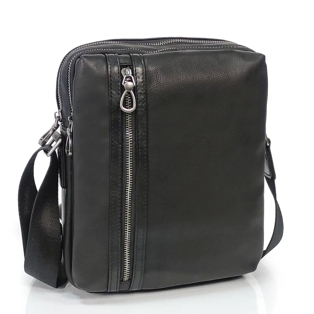 Чоловічий чорний месенджер Tiding Bag S-JMD10-8153 - фото 6