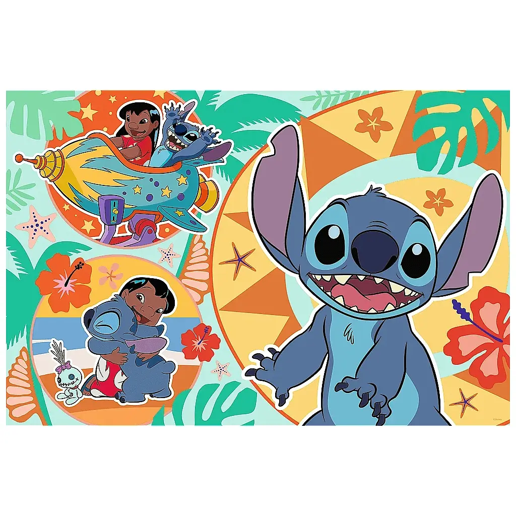Пазл Trefl Maxi Lilo&Stitch Щасливий день 24 елемента (5900511143652) - фото 3