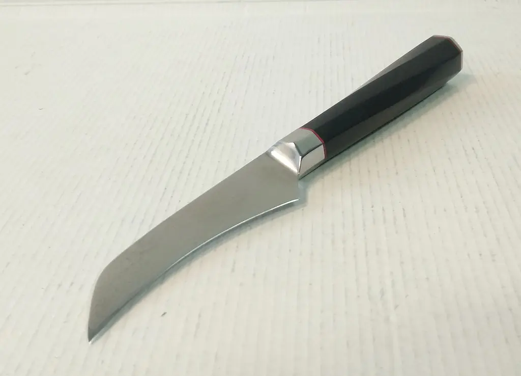 Ніж для чищення овочів Damascus DK-AK 3008 AUS-10 9 см Дамаська сталь 73 шарів - фото 5