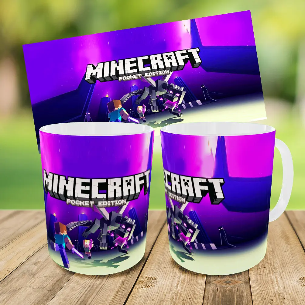 Набор: детская сумка-бананка+кружка Майнкрафт "Minecraft" 32х15см,бананка для мальчика через плечо (00917) - фото 3