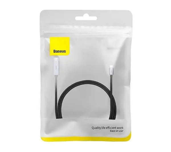 Кабель Baseus High Definition Series Graphene Type-C to HDMI 4K Adapter Cable 2m WKGQ010101 Black - фото 3