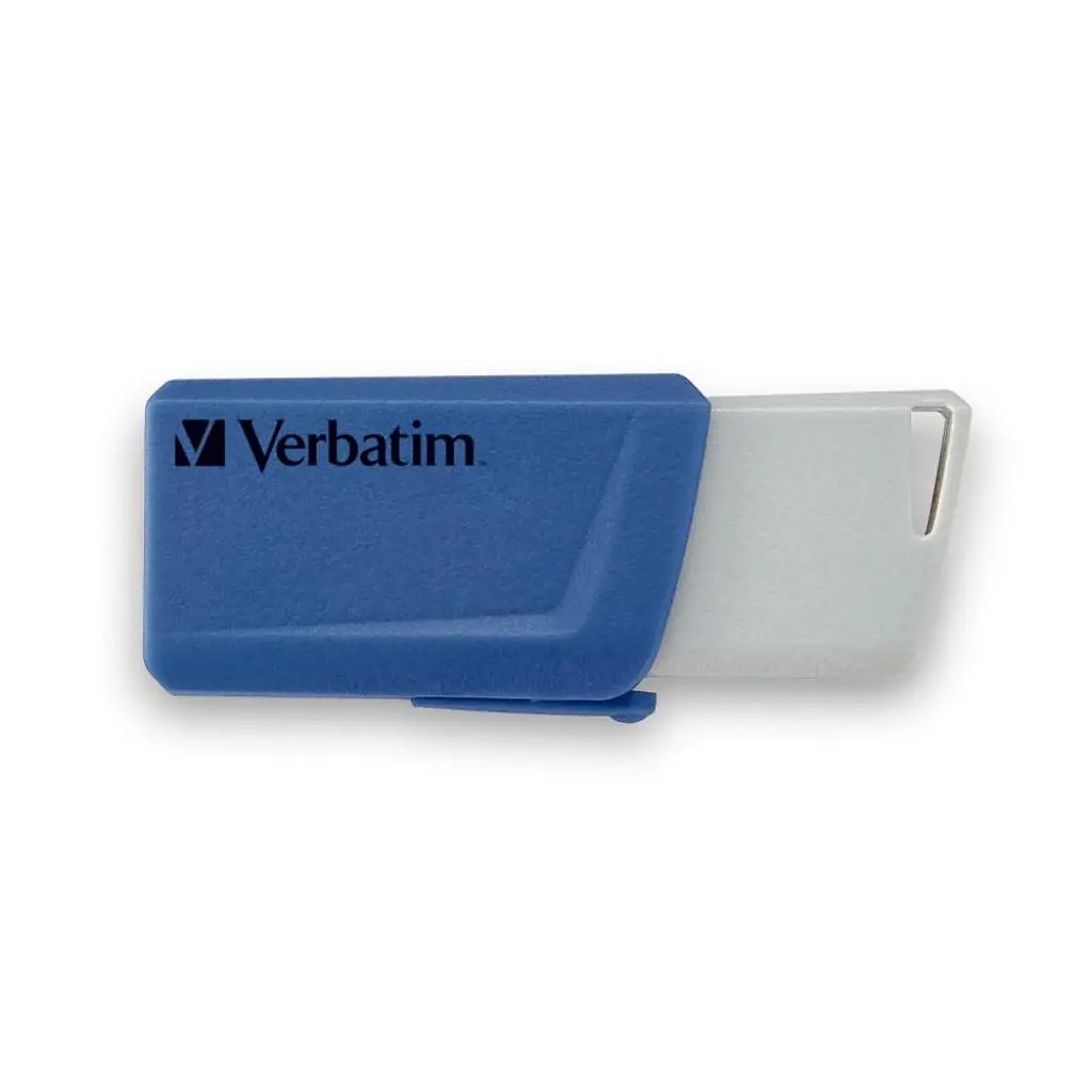 Флеш-накопичувач Verbatim USB флеш накопичувач 2x32GB Store 'n' Click Red/Blue USB 3.2 (49308) - фото 3