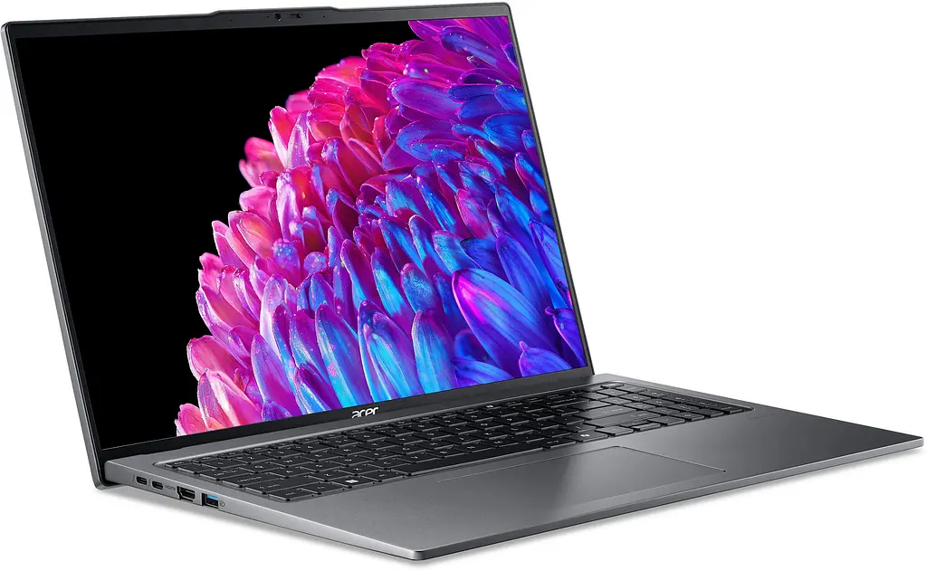 Ноутбук Acer Swift Go 16 SFG16-72 16' 3.2K OLED, Intel U5-125H, 16GB, F512GB, UMA, Lin, сірий (NX.KY9EU.001) - фото 5