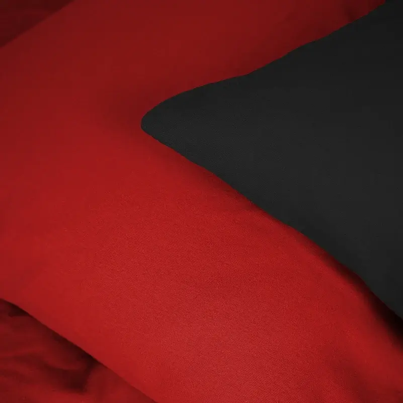 Наволочка MirSon Фланель Black-Red 50х70 см (2200009656620) - фото 4