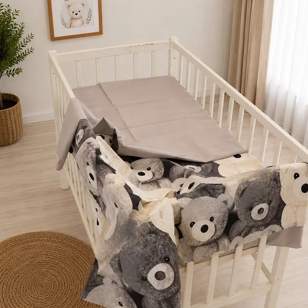 Комплект постільної білизни MirSon бязь BABY Teddy Cloud 110 x 140 см (2200013681632) - фото 3