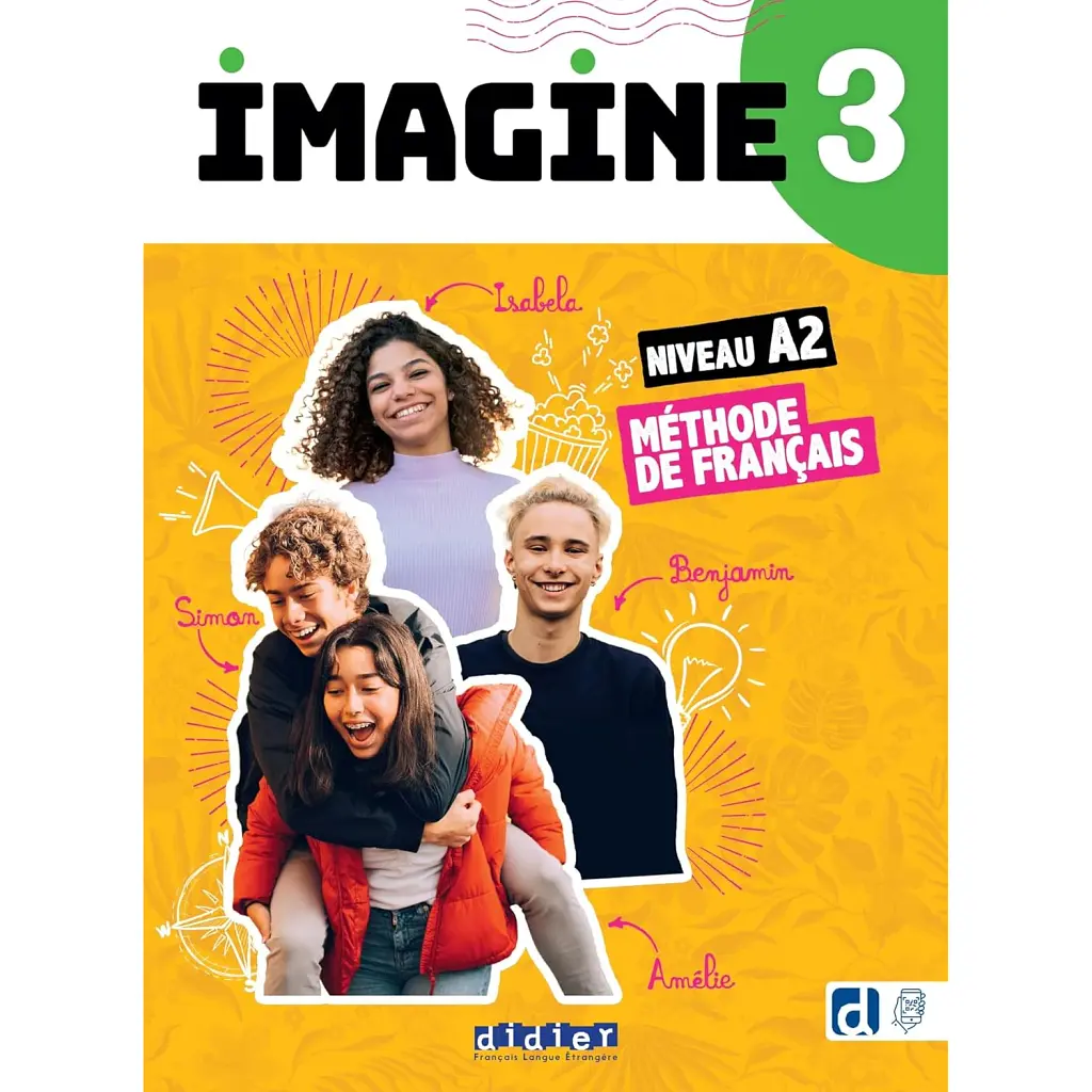 Imagine 3 A2.2 Livre + didierfle.app - Флоренс Гемас
