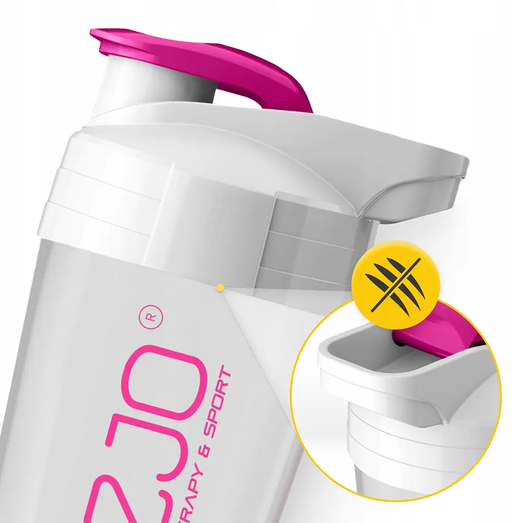 Шейкер спортивний 4FIZJO Ultra 700 мл White/Pink (P-5905973407069) - фото 7