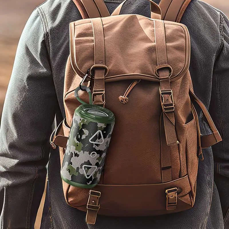 Bluetooth Колонка Borofone BR37 Noble sports Camouflage Green - фото 2
