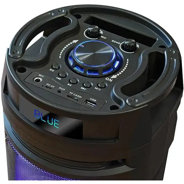 Портативная колонка ZQS-6210W аккумуляторная музыкальная колонка микрофон пульт 50 Вт - фото 4