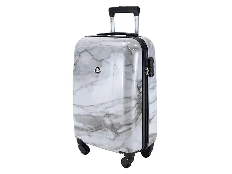 Валіза Semi Line 20 S White Marble (T5731-1)