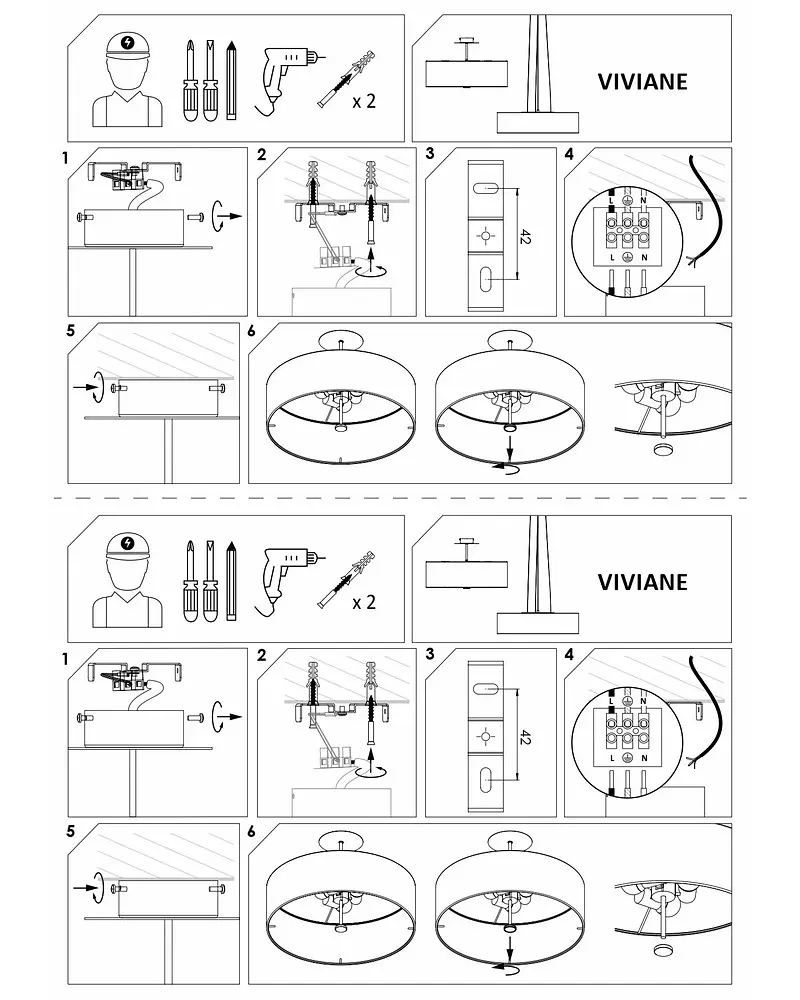 Люстра припотолочная Nowodvorski 6532 VIVIANE - фото 3