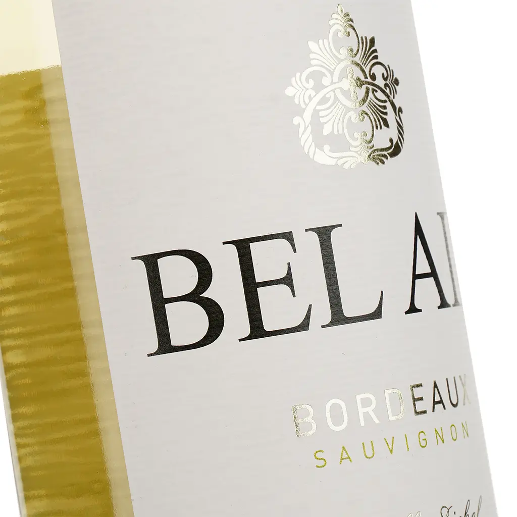Вино Les Hauts de Bel Air Blanc AOC Bordeaux Sauvignon, белое, сухое, 0,75 л - фото 3