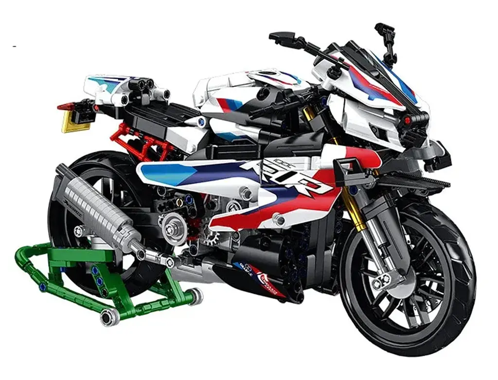 Конструктор Гоночный Мотоцикл 912 элементов Ramiz - фото 8