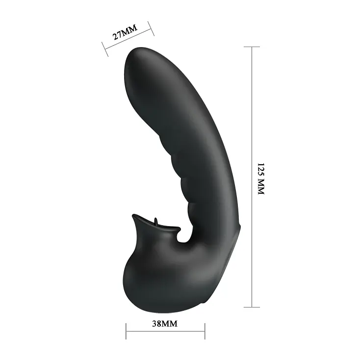 Вибронасадка на палец Lybaile Pretty Love Hobgoblin Finger Vibrator Black, 12.5х2.7 см (чёрный) - фото 7