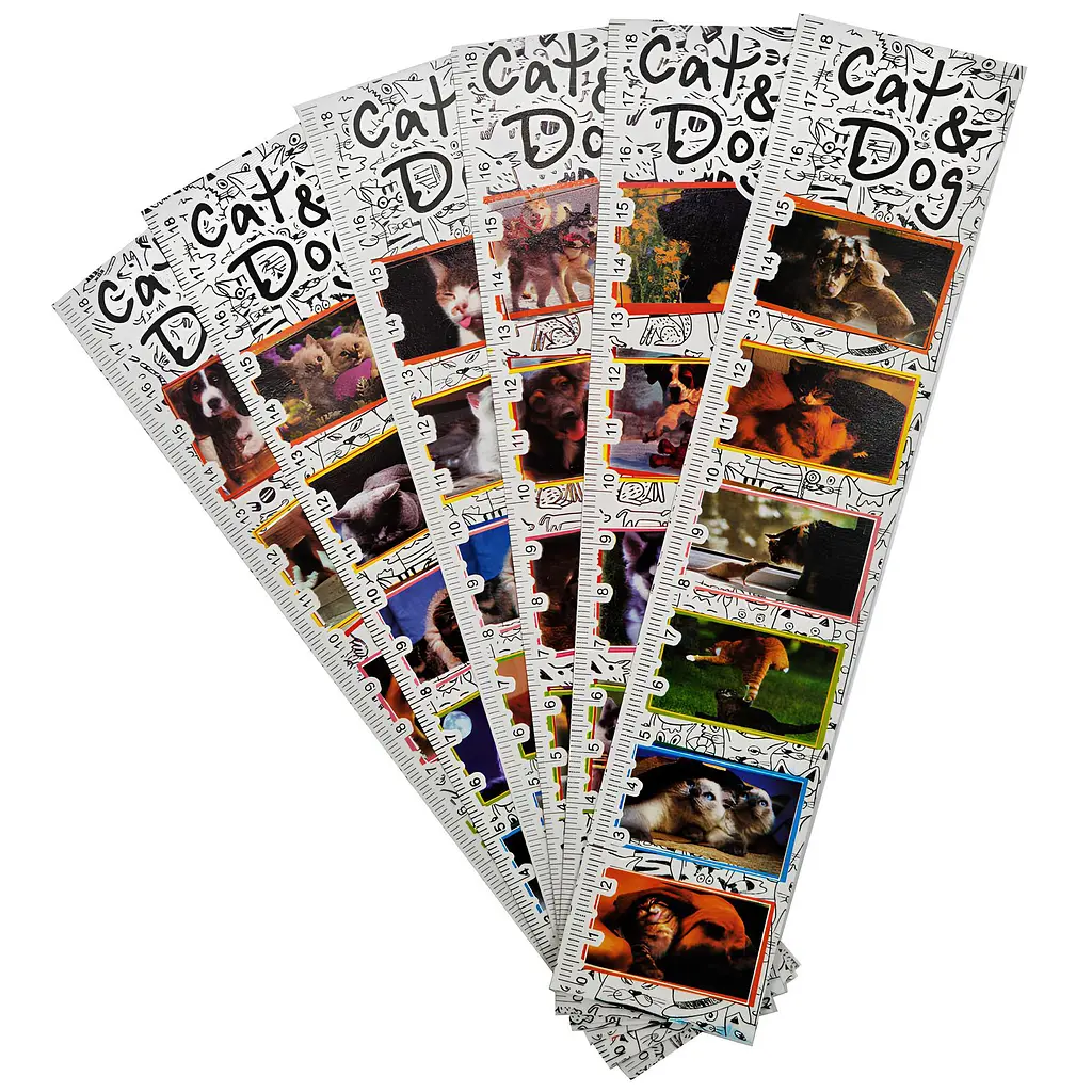 Набір закладок для книг Апельсин Cat&Dog ЗК-01-01, 6 шт. - фото 1
