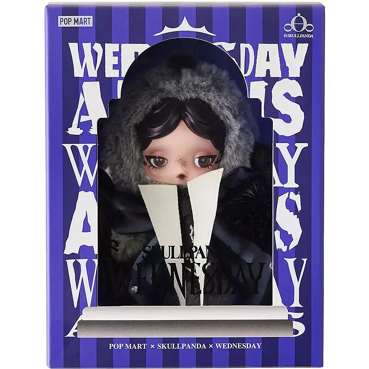 Колекційна м’яка іграшка Pop Mart SKULLPANDA × Wednesday Nevermore Academy Uniform (SWNA-01) - фото 2