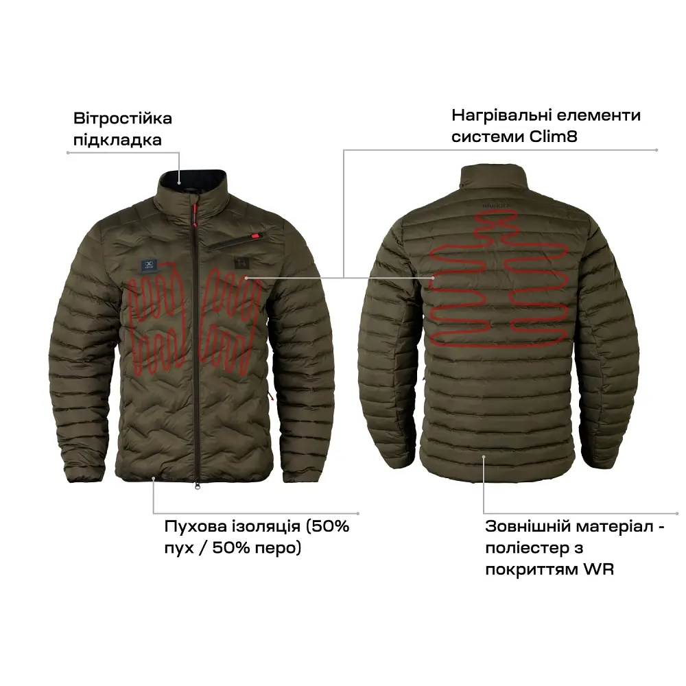 Куртка Harkila Clim8 Insulated XL Green - фото 7