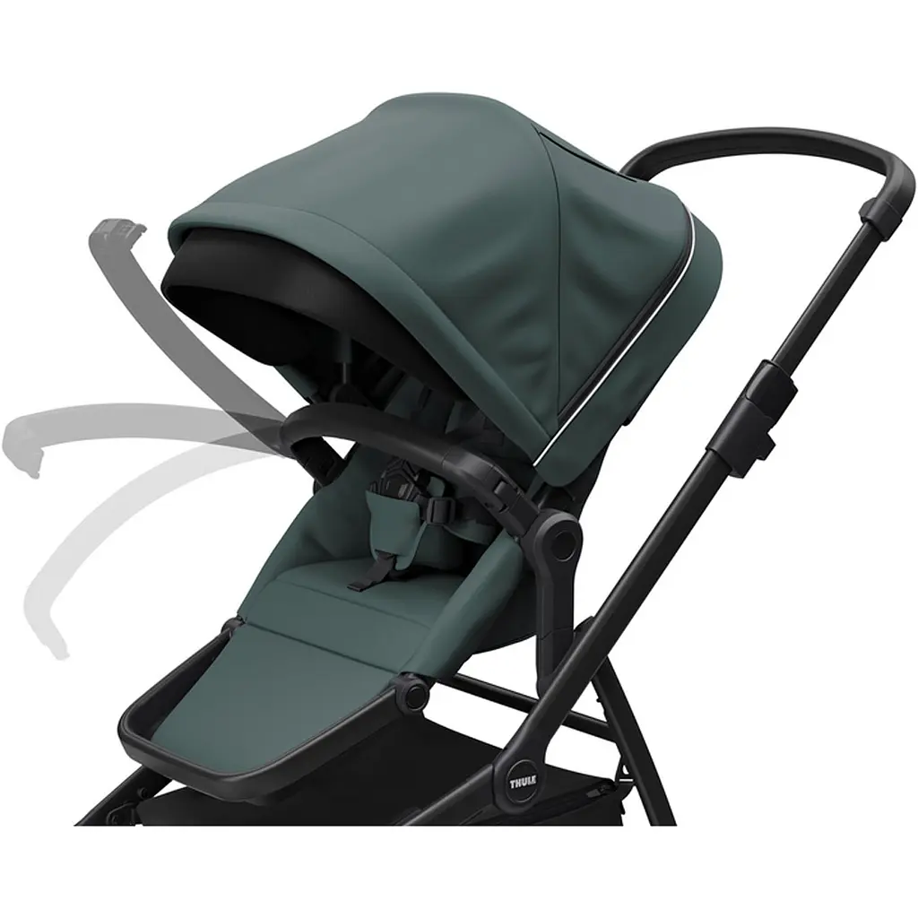 Детская коляска Thule Sleek Mallard Green on Black [11000028] [107657] - фото 8