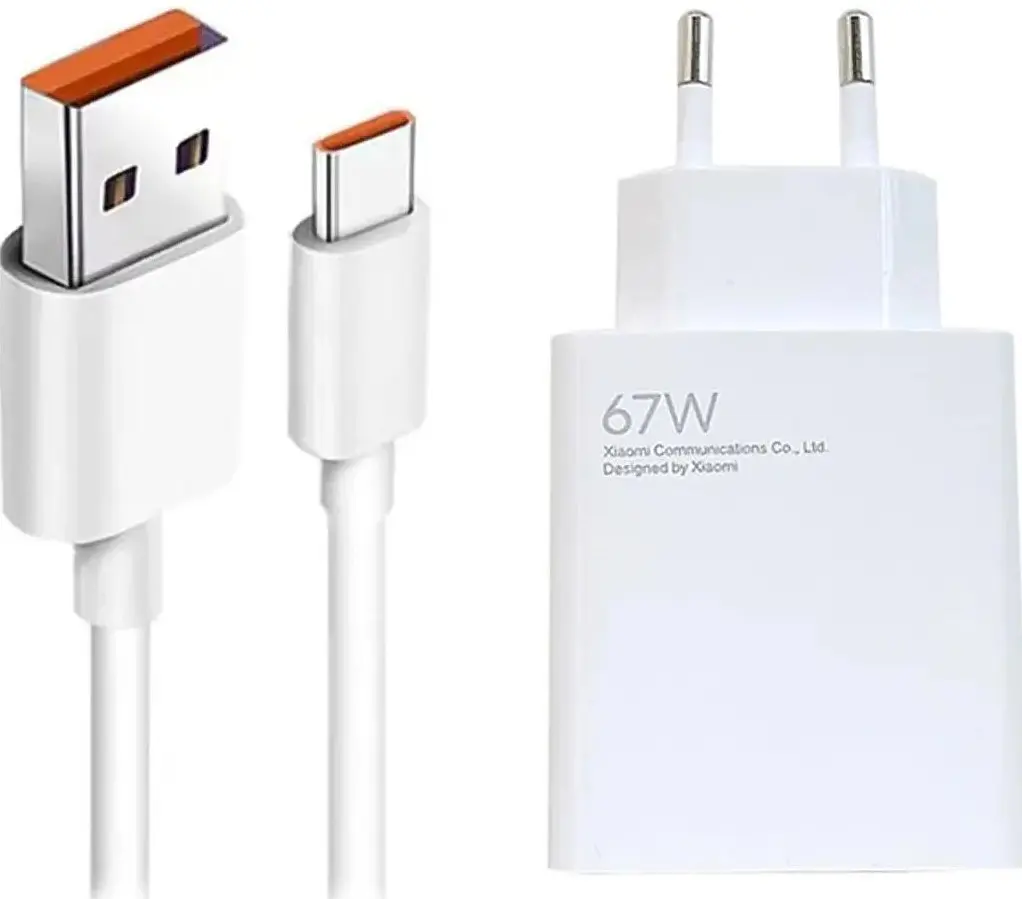 Зарядний пристрій Xiaomi Wall Charger 67W White + USB-C (BHR6035EU)