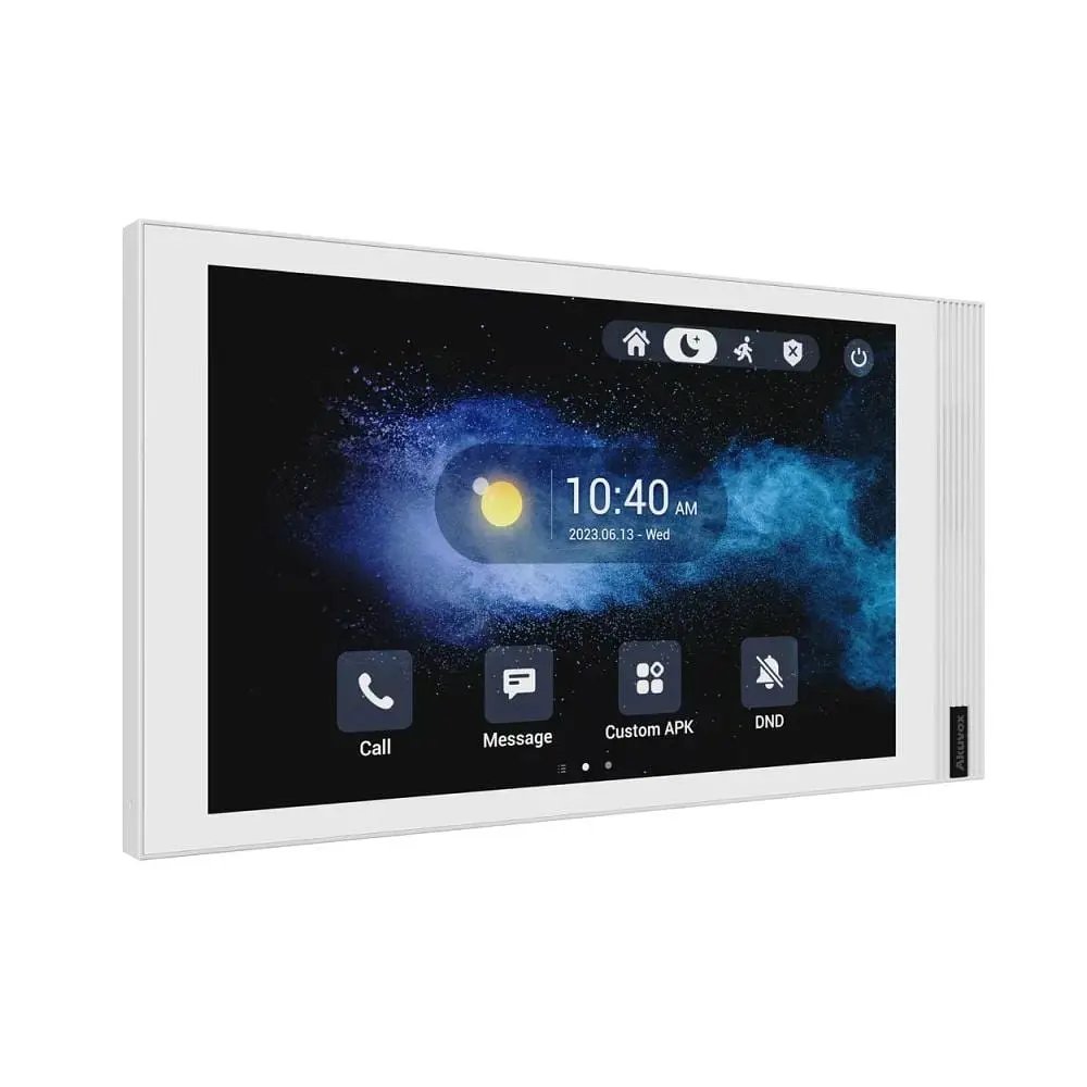 Відеодомофон 8” WiFi Akuvox S563W White SIP Android з Bluetooth (00-00002754) - фото 3