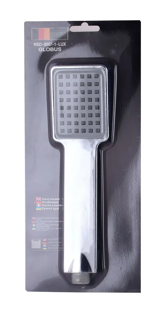 Ручной душ Globus Lux NSD-0007-1-LUX Blister, Хром - фото 2