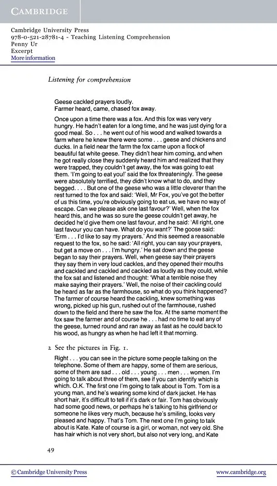 Teaching Listening Comprehension - фото 4