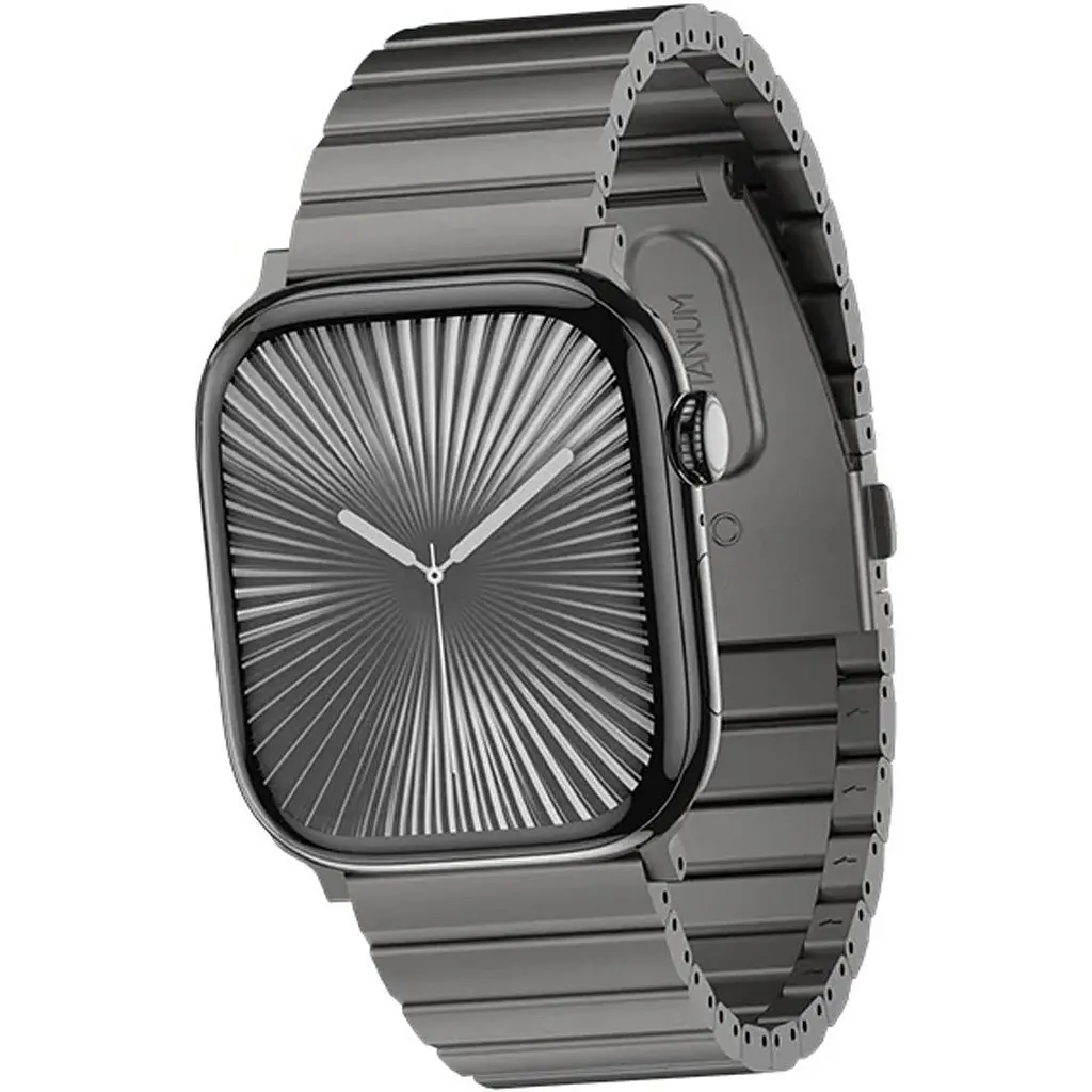 Ремешок Benks AeroTitan для Apple Watch 44/45/46/49mm Titanium [161131] - фото 3