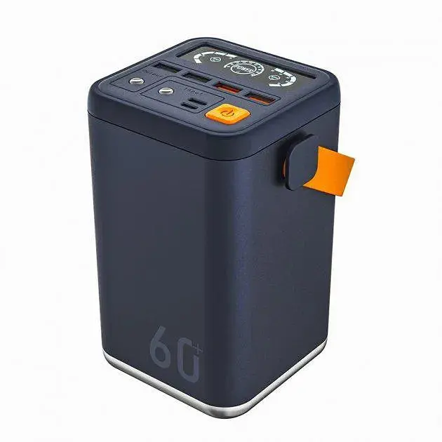 Повербанк O2 Project YT-2030 большой емкости с быстрой зарядкой Type C 60000 mAh 36W - фото 3
