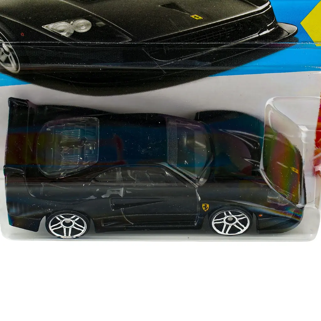 Базова машинка Hot Wheels Ferrari, Ferrari F40 Competizione чорна (5785) JJJ31-N521 - фото 2