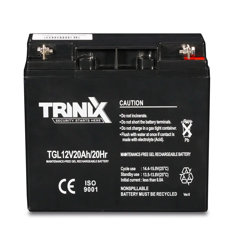 Аккумуляторная батарея гелевая 12В 20Ач Trinix TGL12V20Ah/20Hr GEL (44-00014) - фото 2