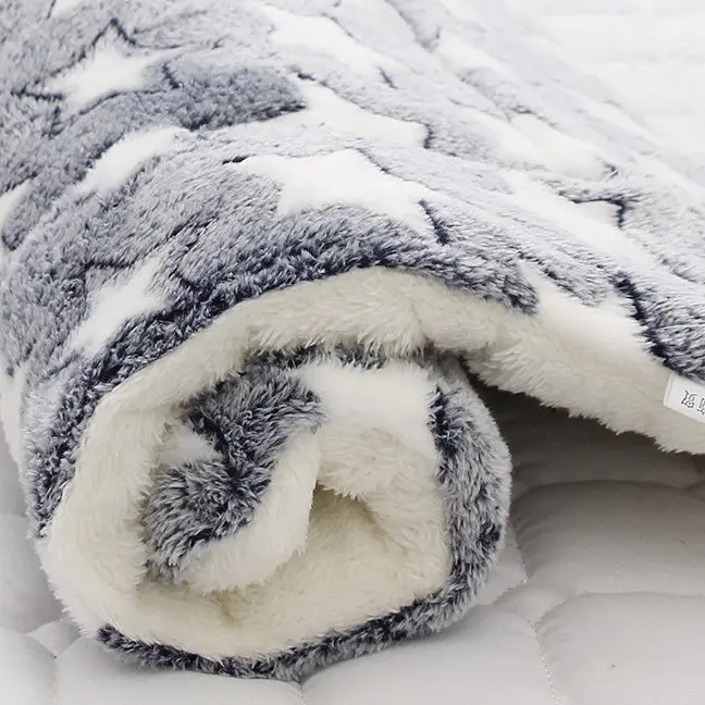 Плед для тварин Soft Pet Bed Cushion 70х90 см Blue W Star - фото 2